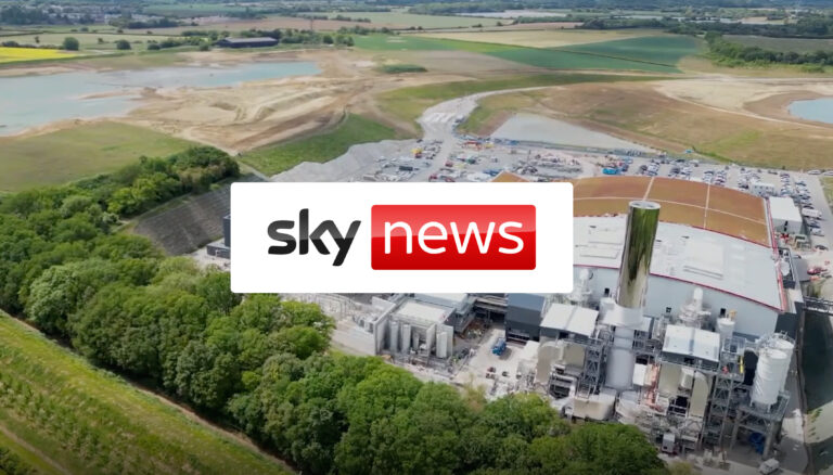 Sky News reports on the The Rivenhall site in Essex